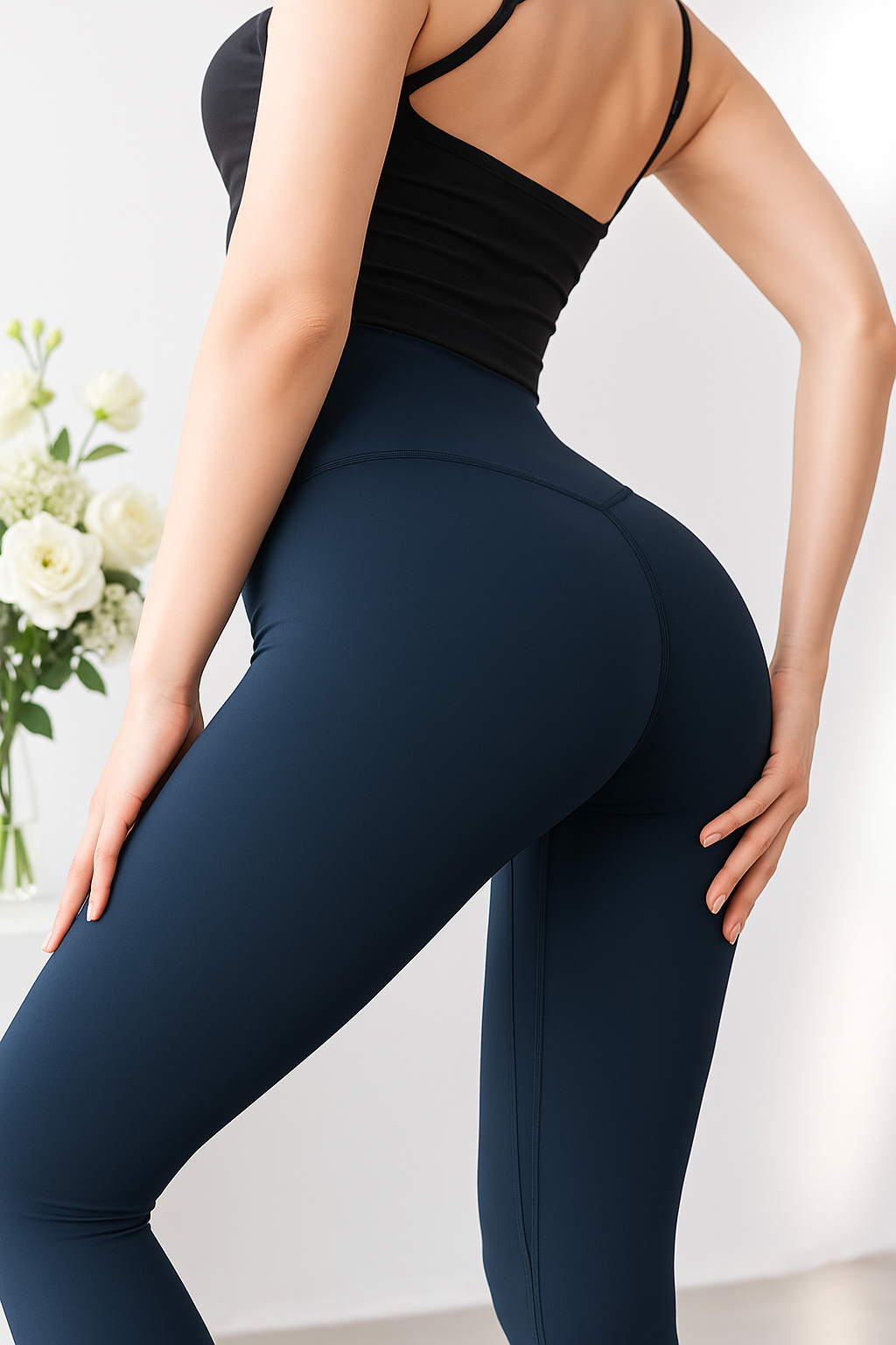 Claire – Leggings with Sweatband and Built-in Corset